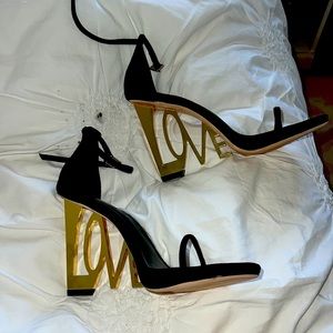 Aminah Abdul LOVE w hedge in black. size 8 never worn.